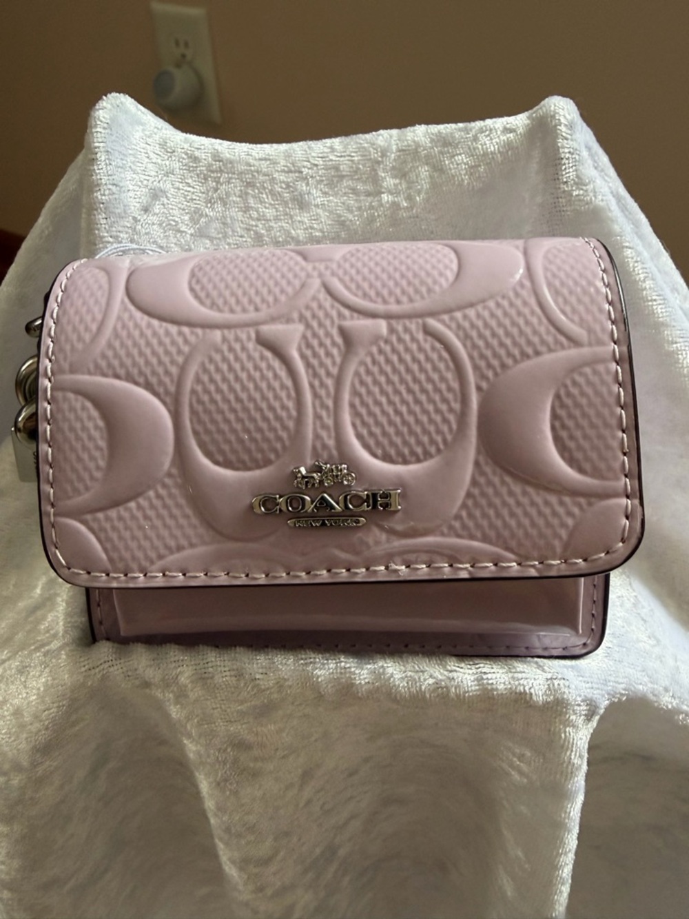 Coach Klare Bag Charm
In Signature Pink Leather with “C” charm
